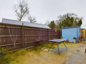 Rear courtyard garden- click for photo gallery